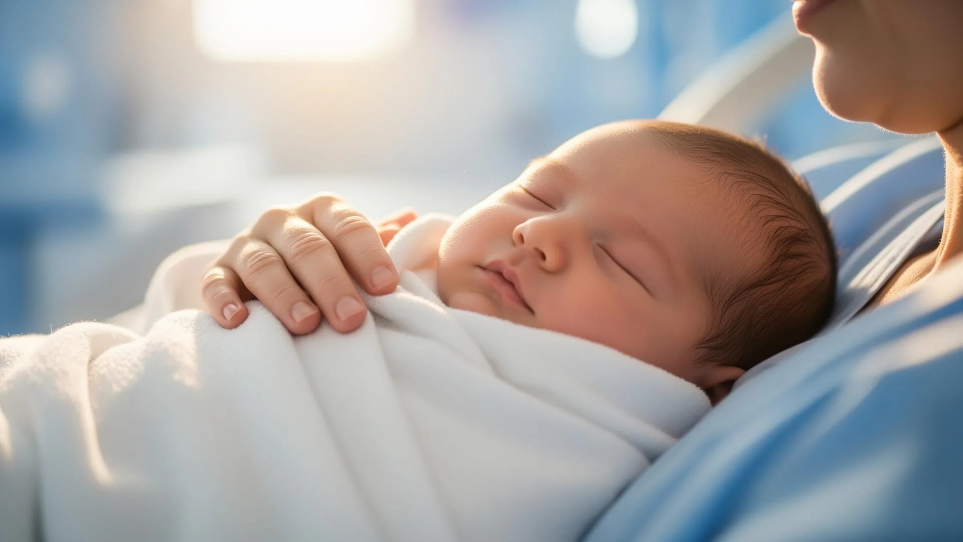 Recém-nascido em tratamento de icterícia com fototerapia neonatal domiciliar do Banho de Luz